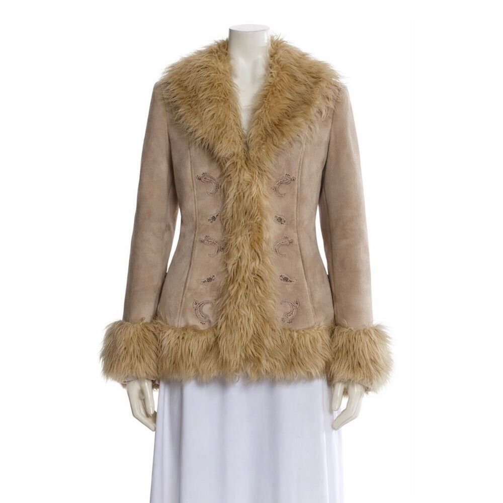Philip Russel Vintage Penny Lane Faux Fur Coat M